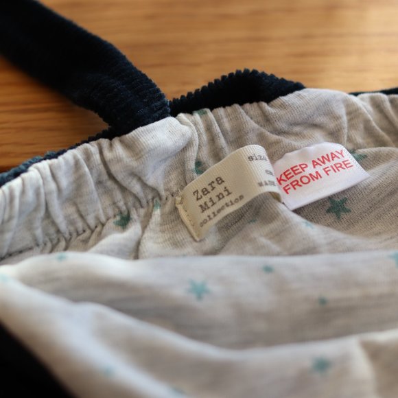 ZARA MINI | Navy Corduroy Romper playsuit - Picture 4 of 4